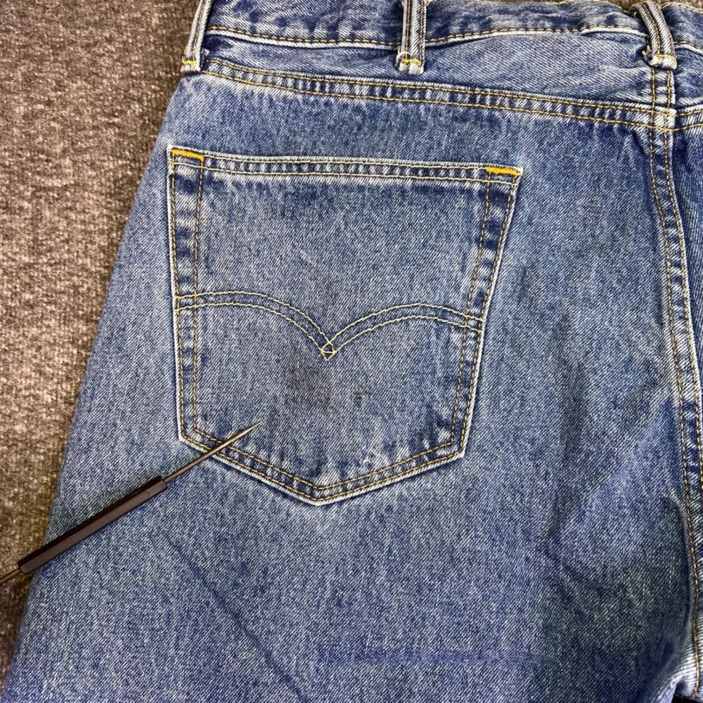 Levis 505 Jeans Mens 40x32 Blue Regular Fit‎ Straight Classic Casual Denim